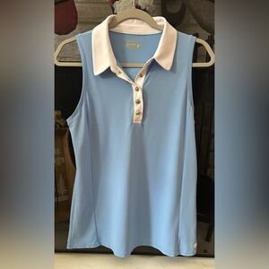 Lilly Pulitzer UPF 50+ Luxletic Imara Polo Top - Size M